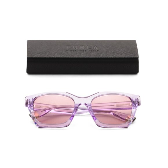 FURLA Purple 53mm Square Sunglasses